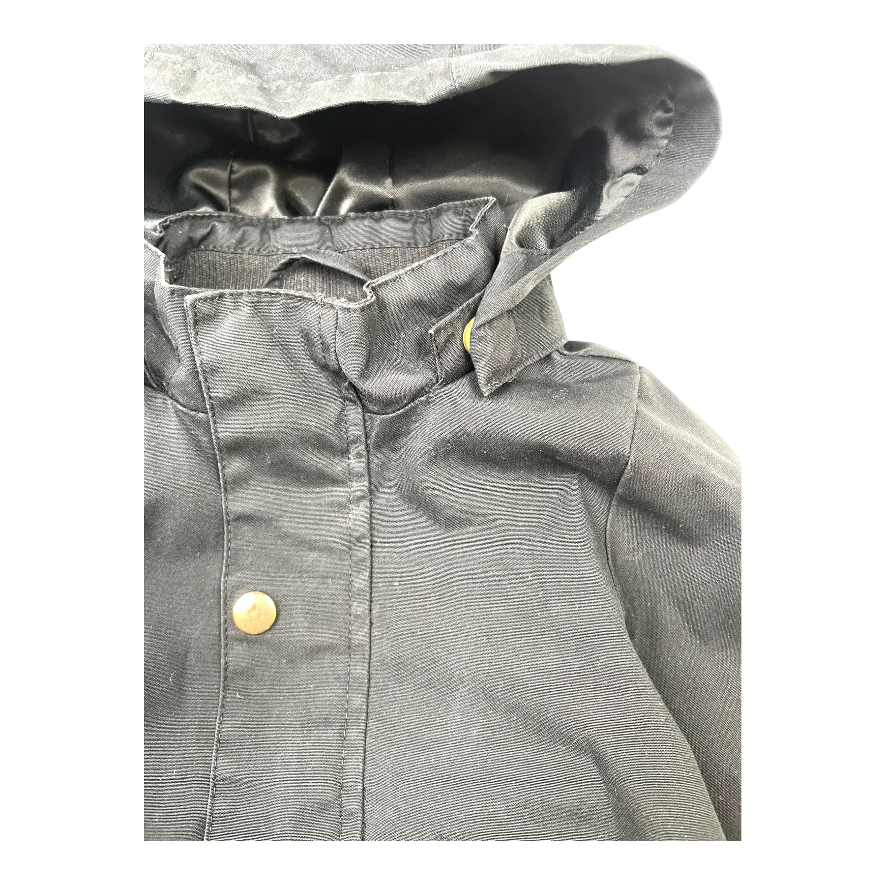 Mini Rodini pico jacket, black | 80/86cm