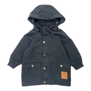 Mini Rodini pico jacket, black | 80/86cm
