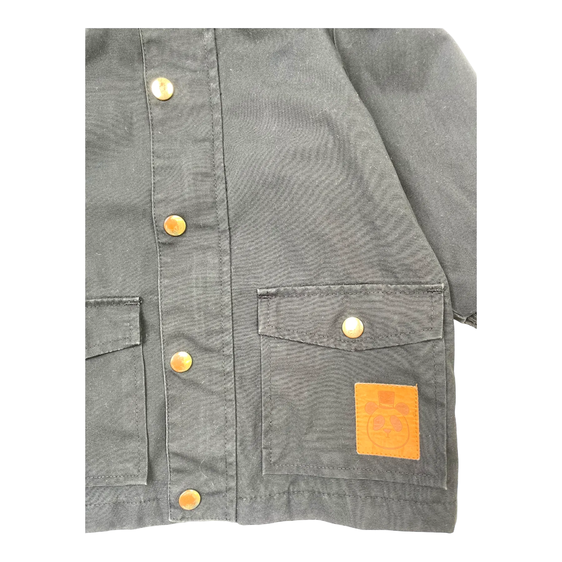 Mini Rodini pico jacket, black | 80/86cm
