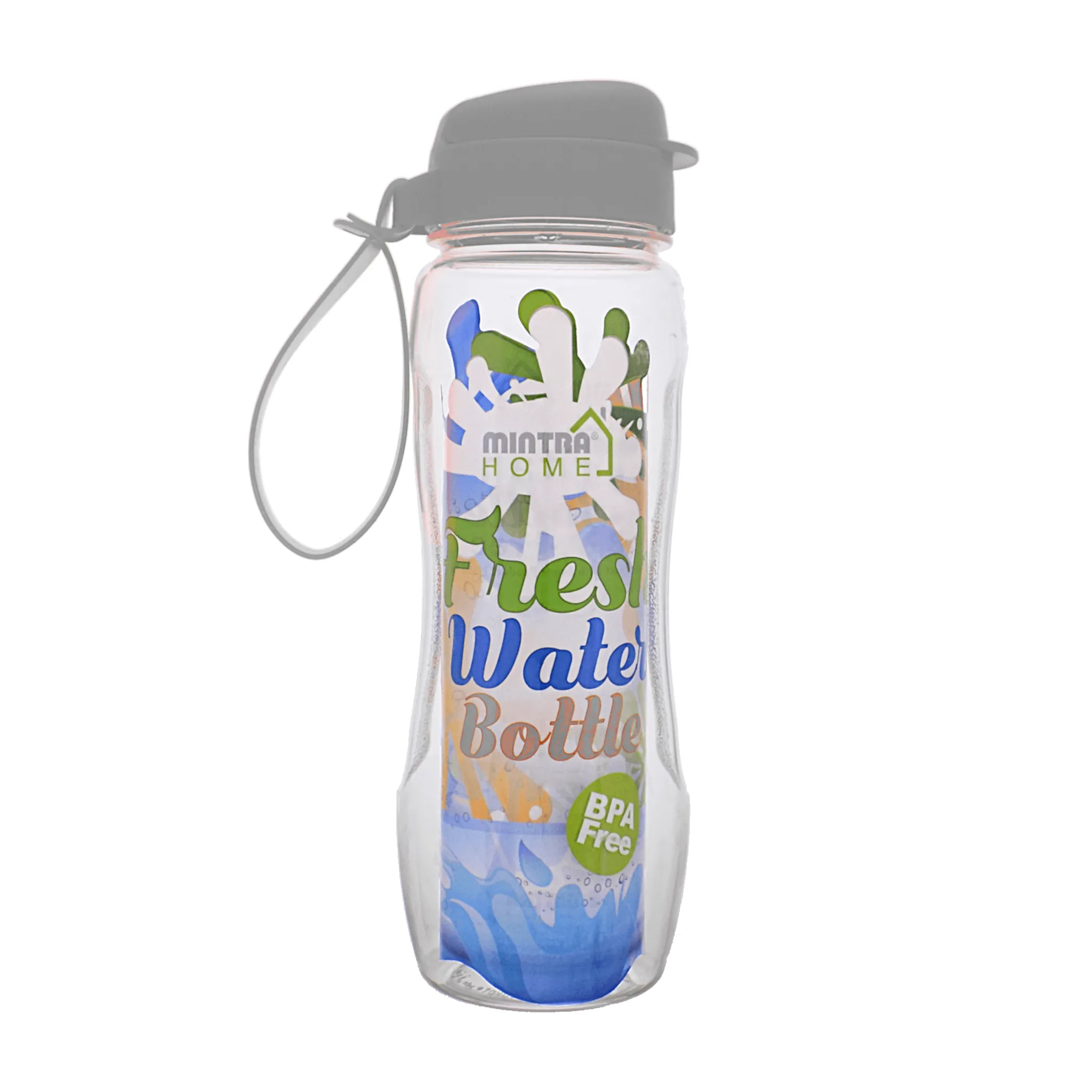 Mintra Fresh Water Bottle Colored Cap 650 ml