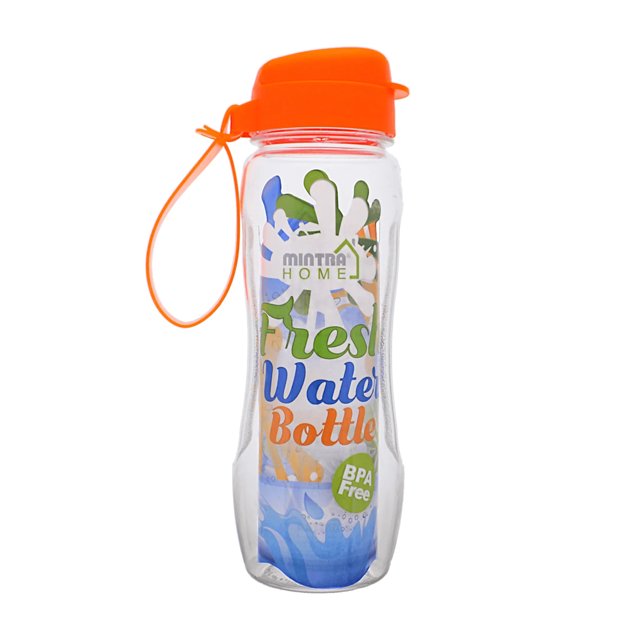Mintra Fresh Water Bottle Colored Cap 650 ml