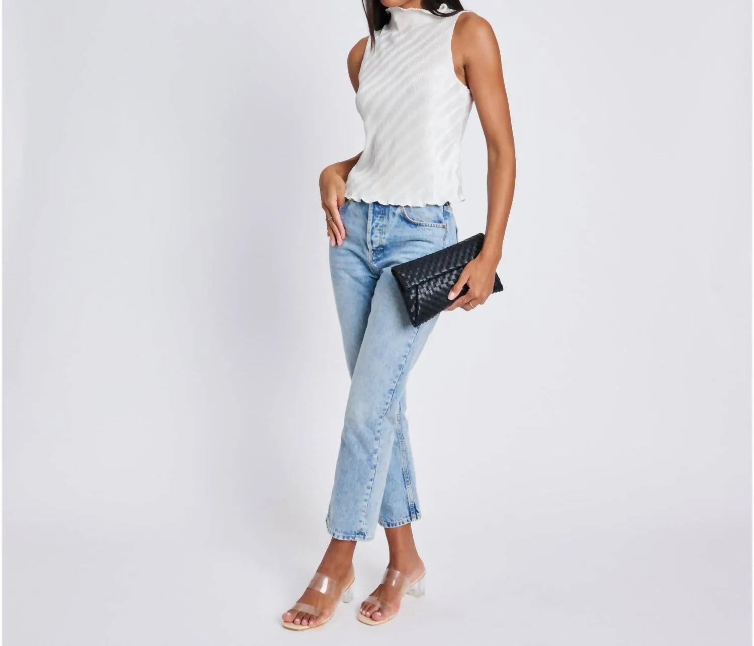Moda Luxe - Woven Priscilla Clutch Bag