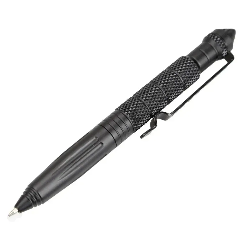 Multi-Functional Metal Tactical Pen Glass Breaker Survival Anti Skid Emergency Self Defense Outdoor Supplies Security Tactical