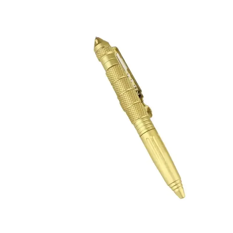 Multi-Functional Metal Tactical Pen Glass Breaker Survival Anti Skid Emergency Self Defense Outdoor Supplies Security Tactical