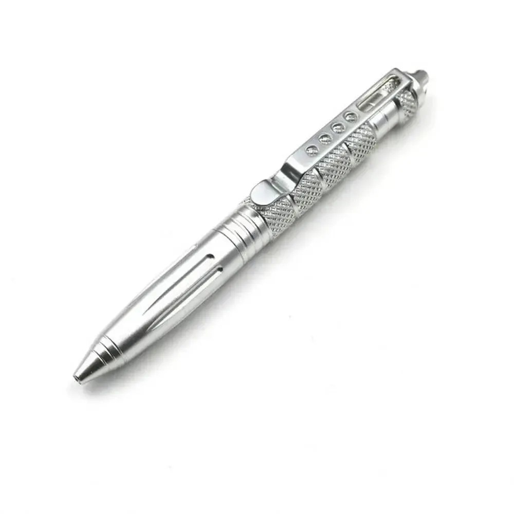 Multi-Functional Metal Tactical Pen Glass Breaker Survival Anti Skid Emergency Self Defense Outdoor Supplies Security Tactical