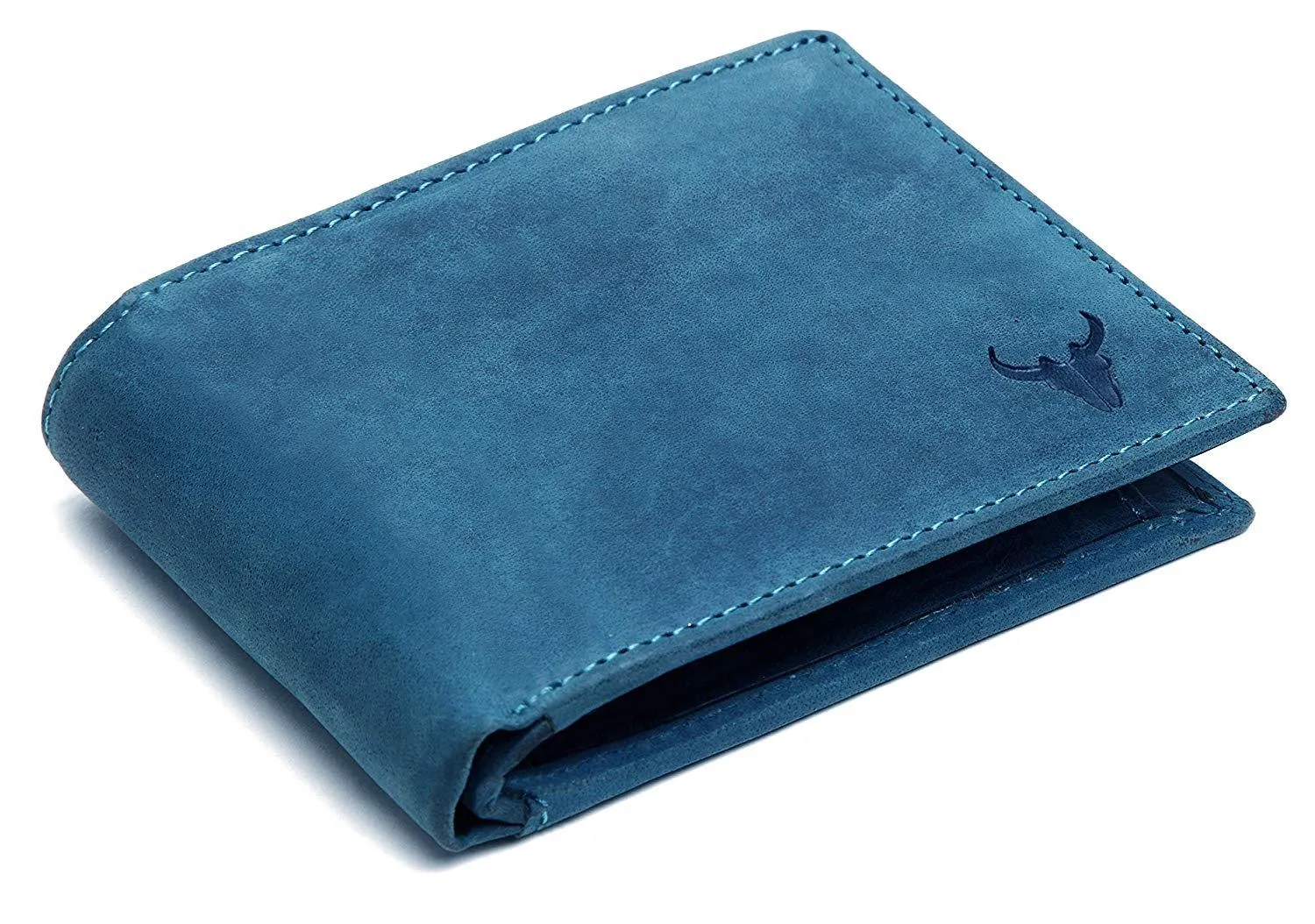Napa Hide Blue Men's Wallet (NPH013 BLU HNTR)