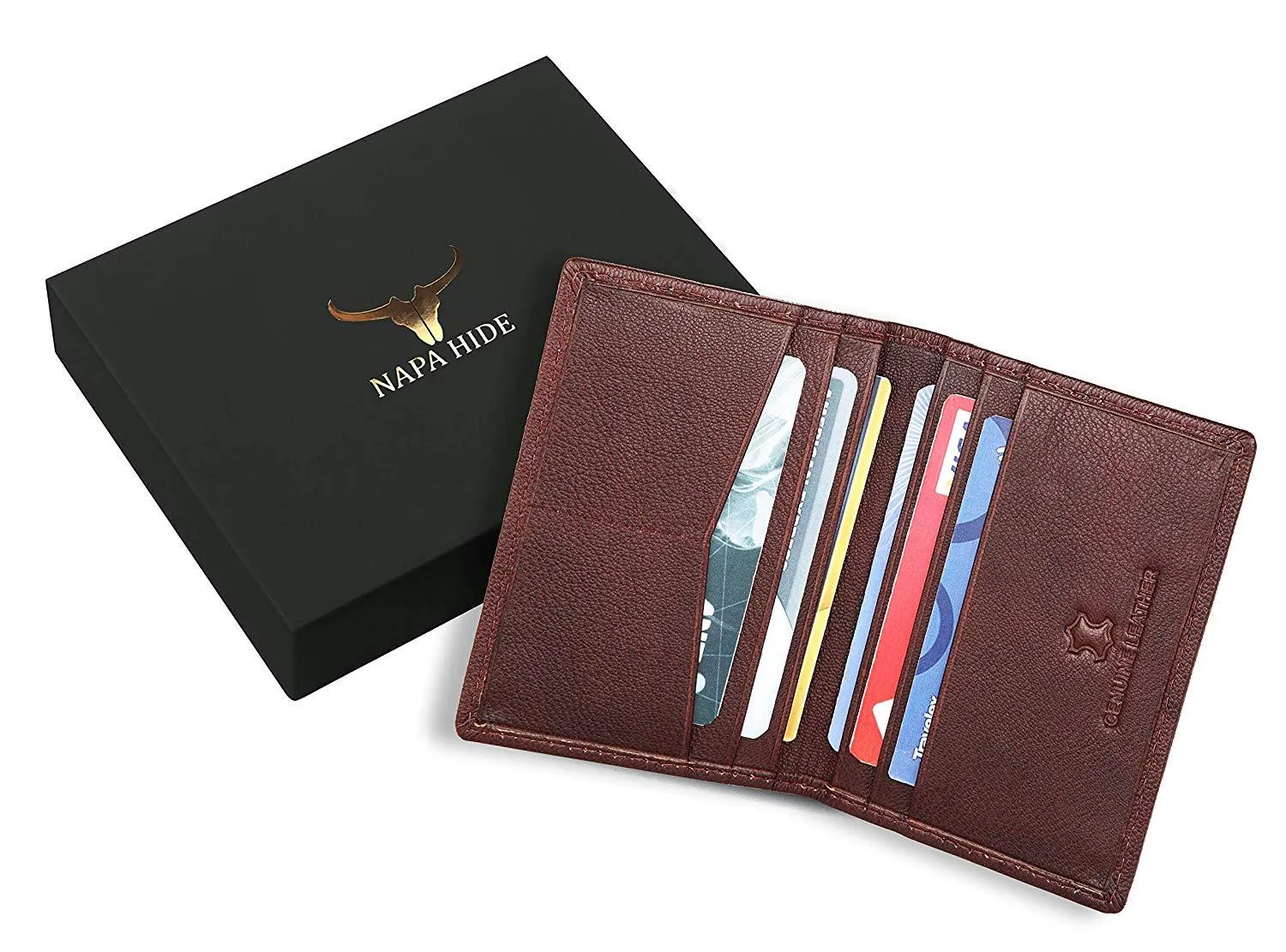 Napa Hide Brown Men's Wallet (NPCRD002 MRN)