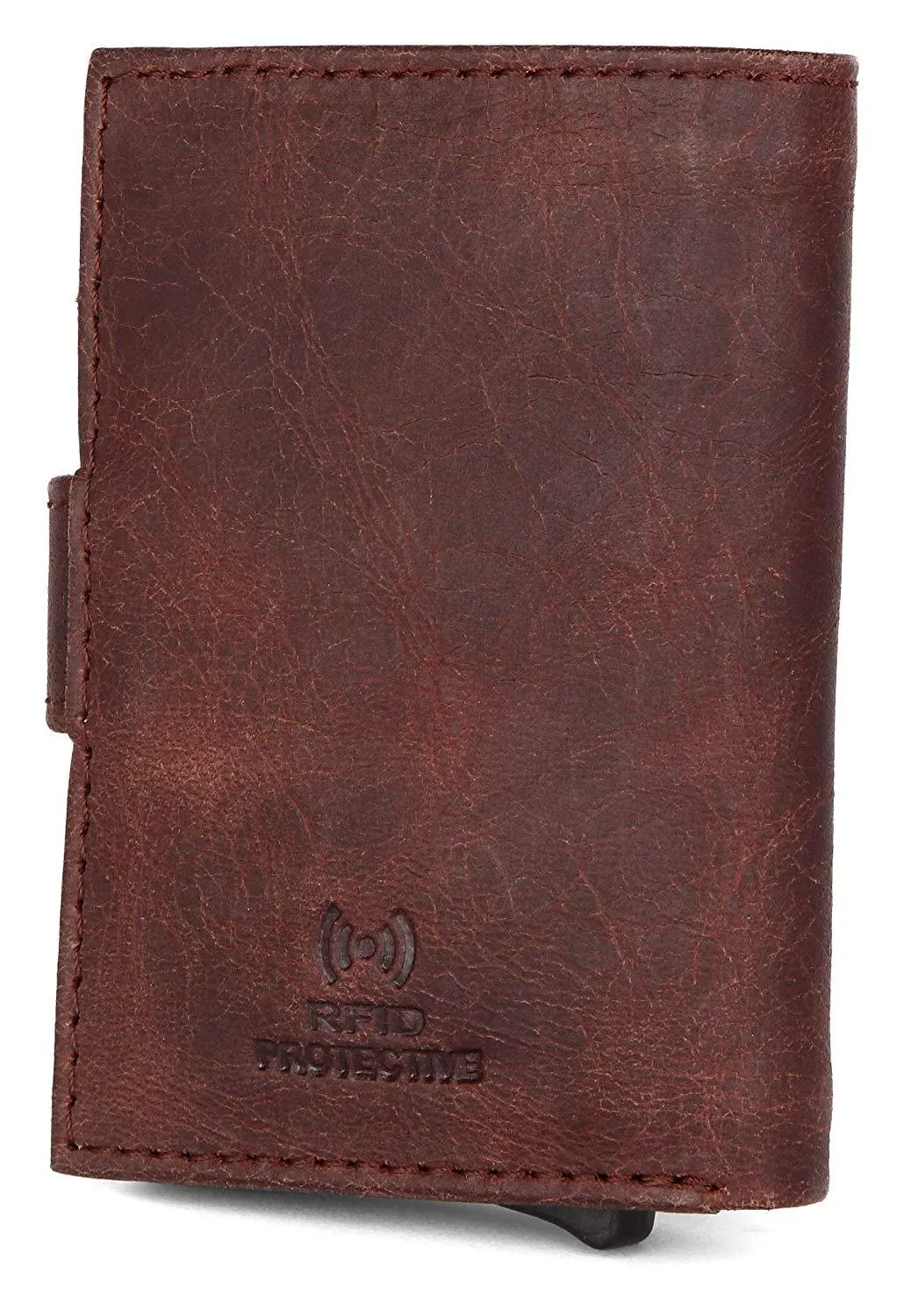 Napa Hide Brown Men's Wallet (NPHCRD004 Crackle)