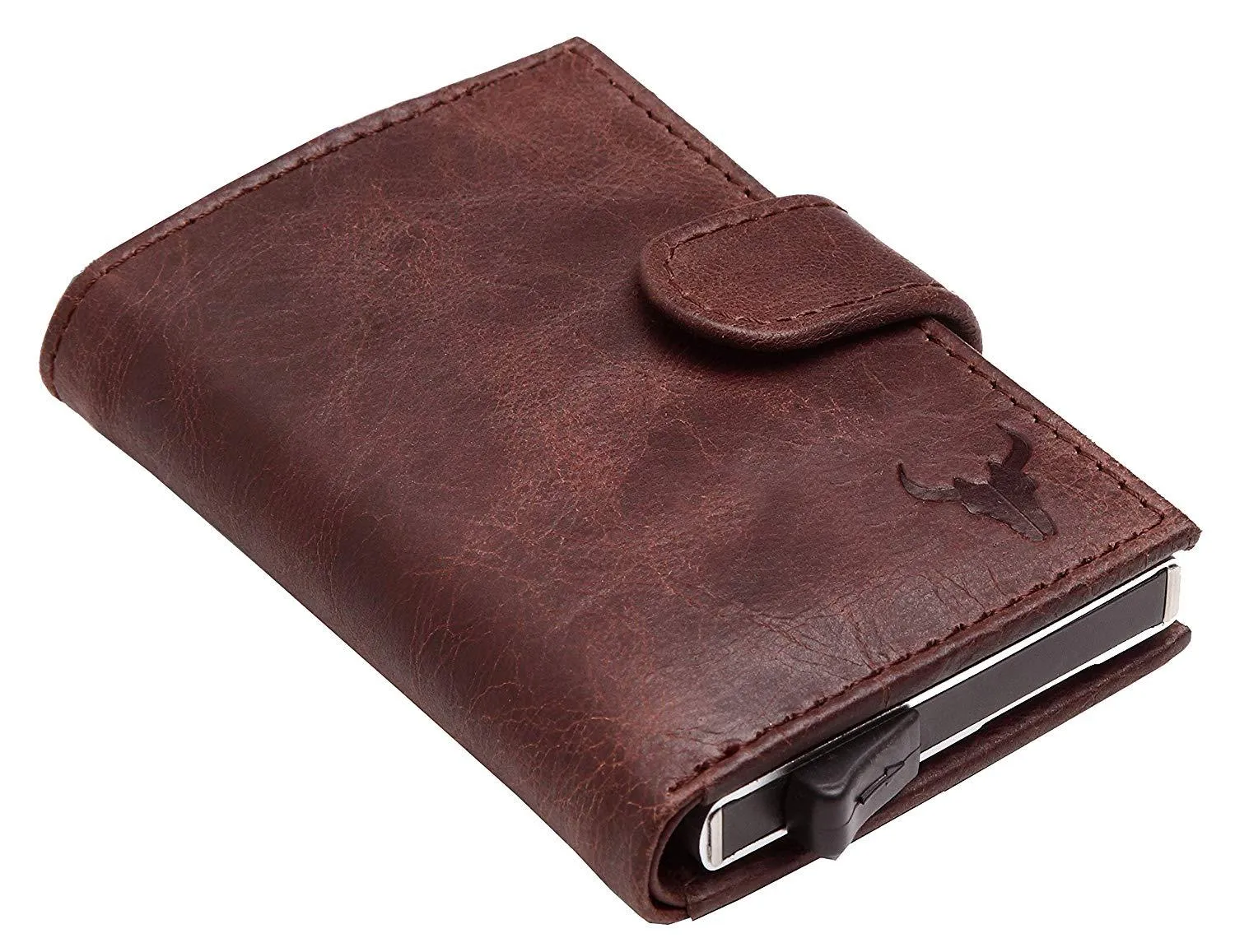 Napa Hide Brown Men's Wallet (NPHCRD004 Crackle)