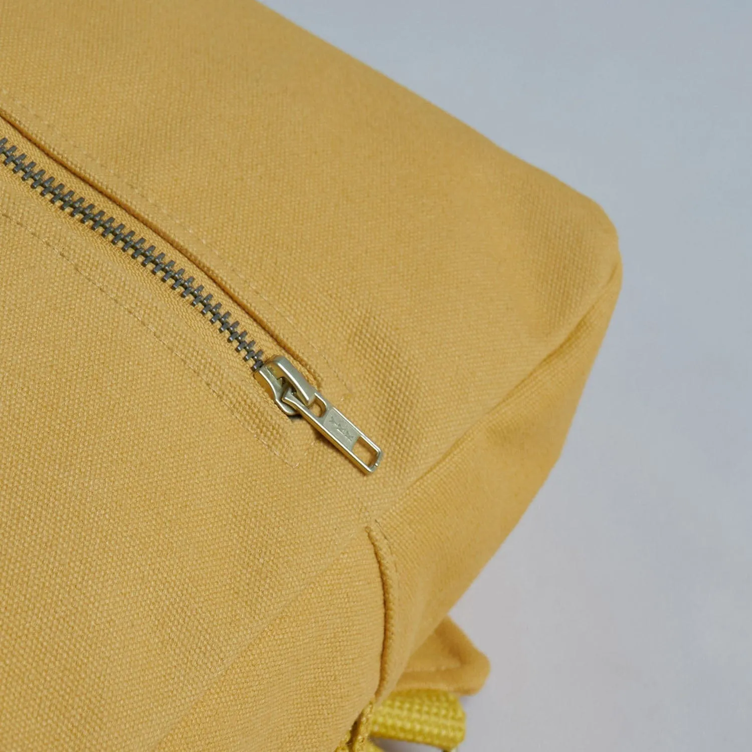Natural Cotton Canvas Daypack | Mustard Yellow