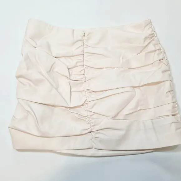 NBD Keoni Mini Skirt in Ivory Medium
