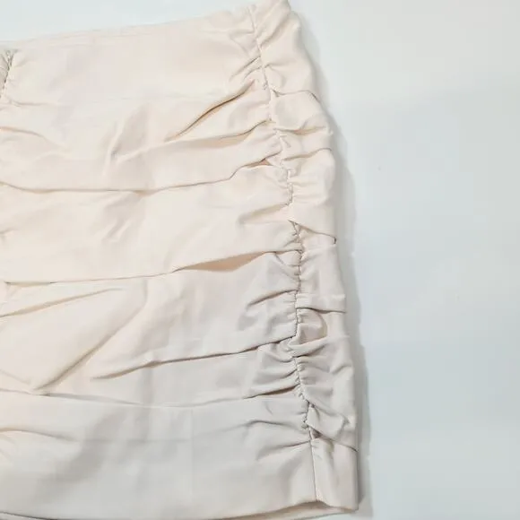 NBD Keoni Mini Skirt in Ivory Medium