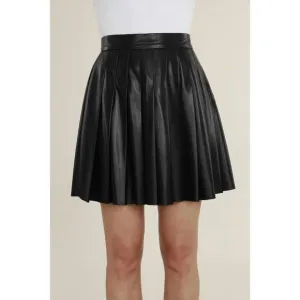 NEW DOLCE CABO pleated skirt in black