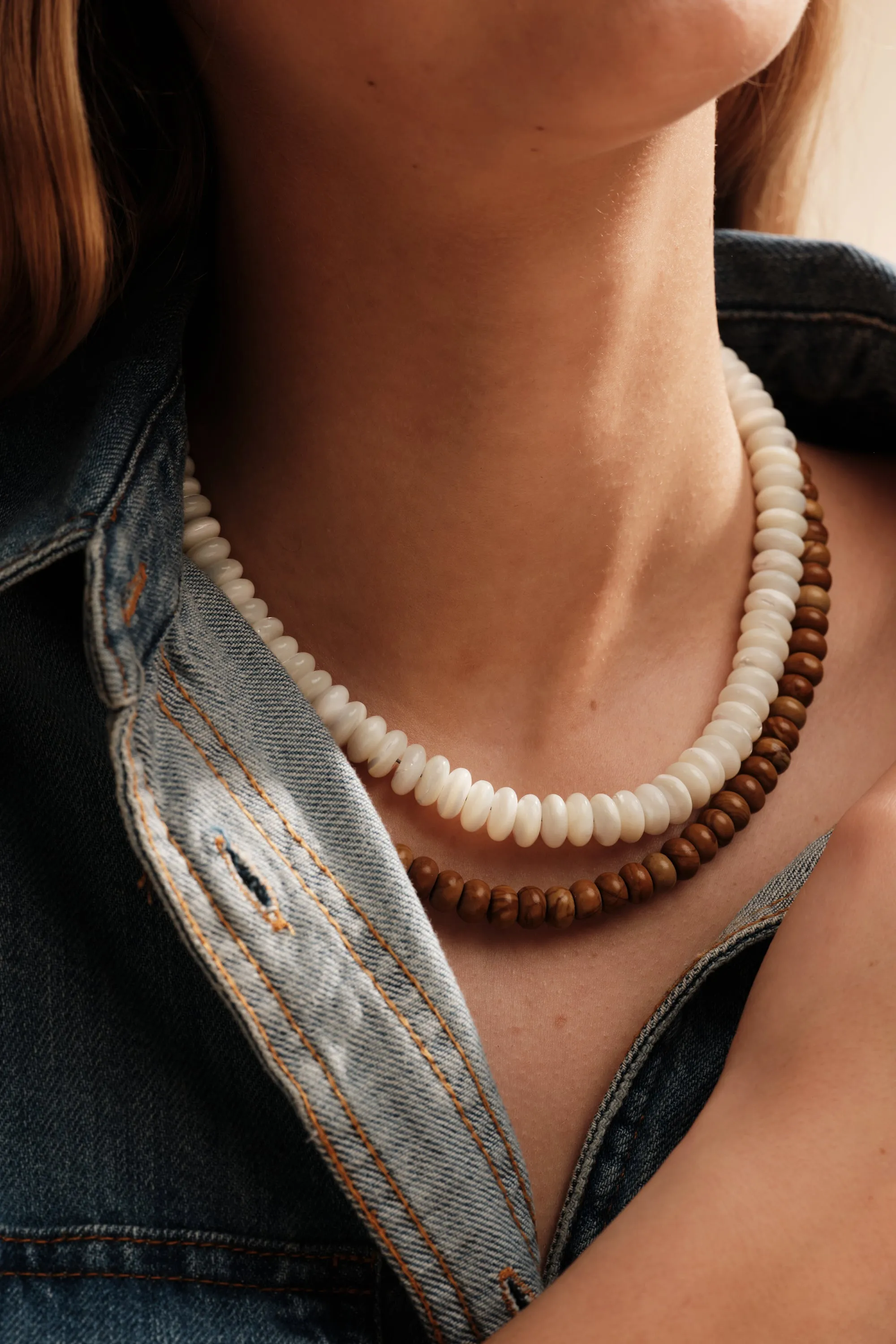 NOMAD 01 MOTHER OF PEARL BEADS