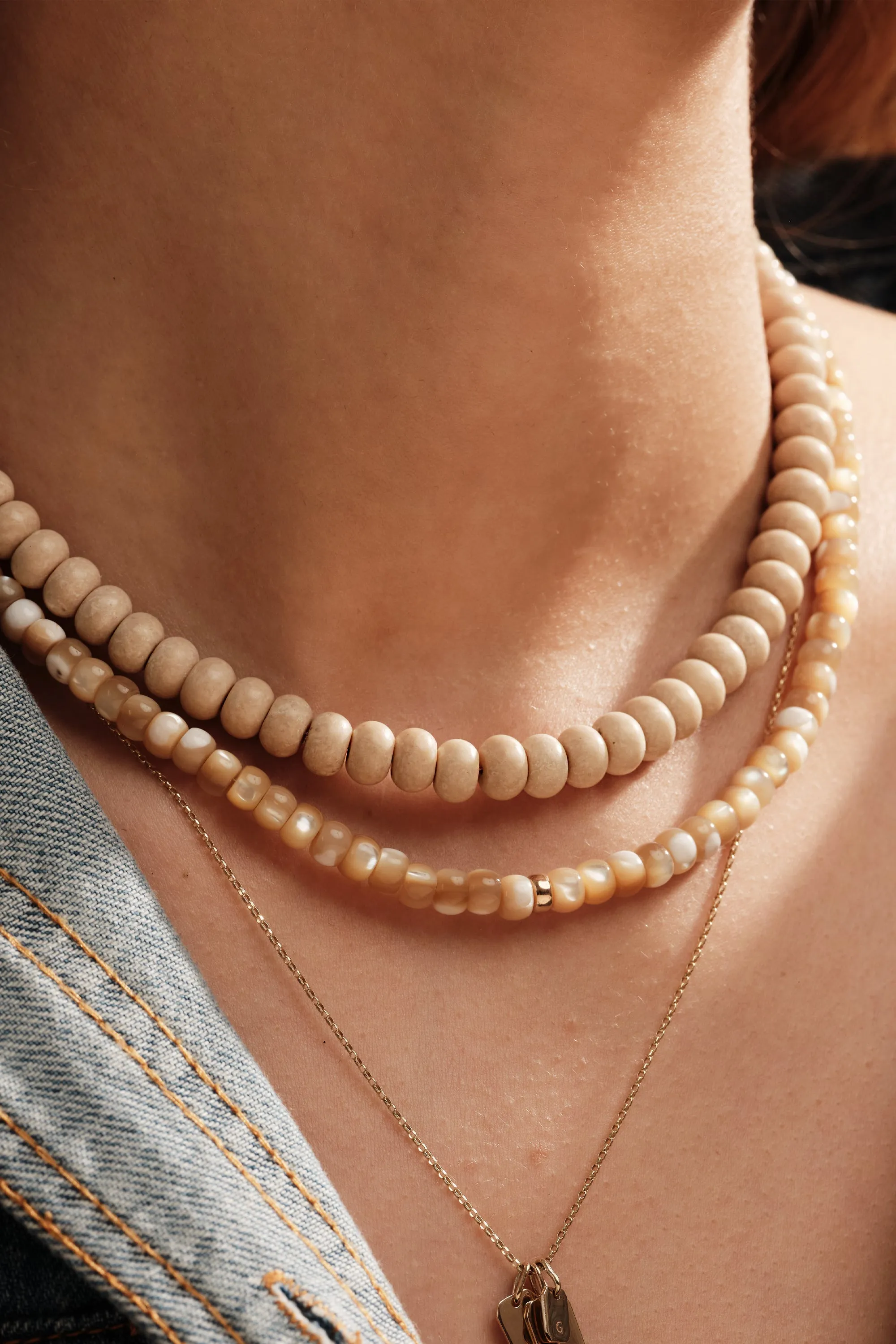 NOMAD 03 CREMA BEADS