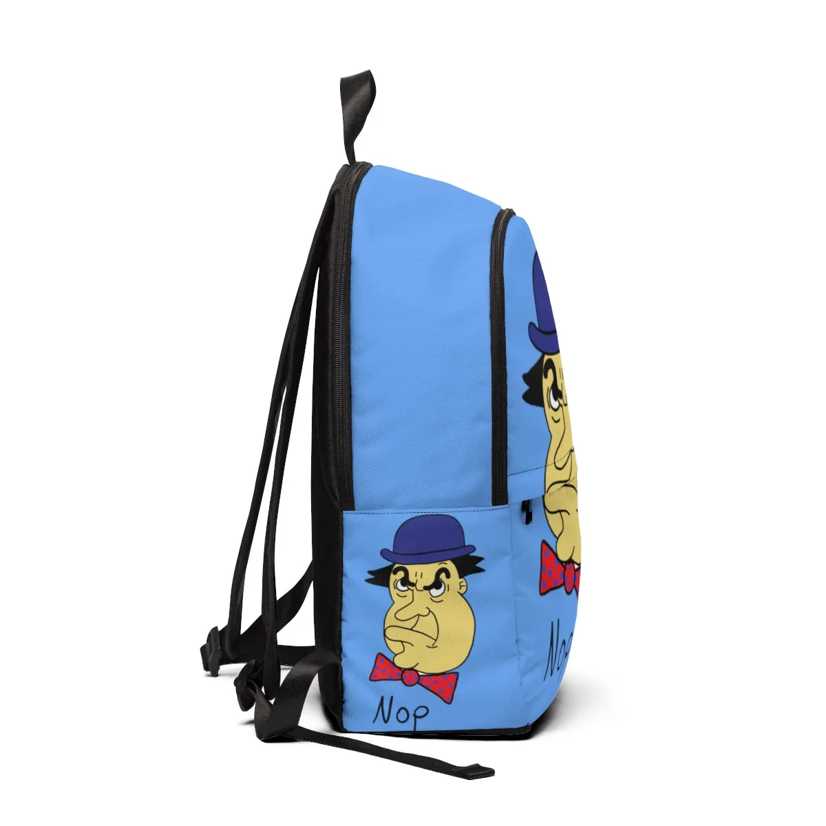 Nop light blue Unisex Fabric Backpack