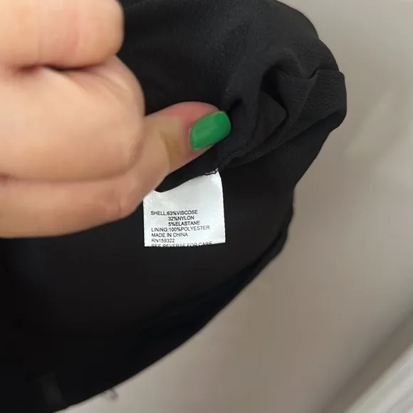 NWT Central Park West Black Mini Skirt