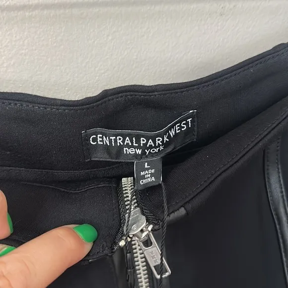 NWT Central Park West Black Mini Skirt
