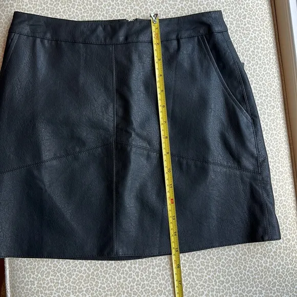 NWT Lulu’s Faux Leather Mini Skirt