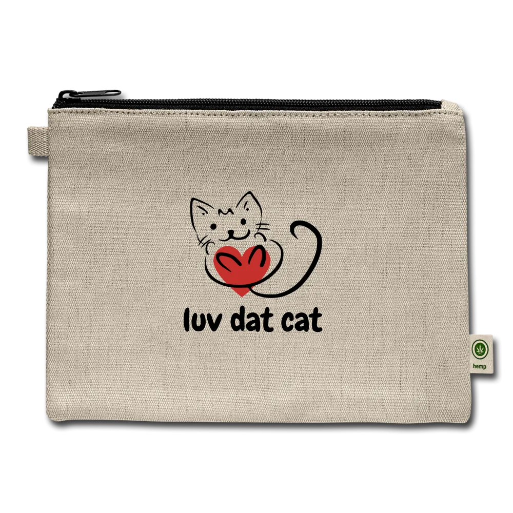 Official Luv Dat Cat Carry All Pouch