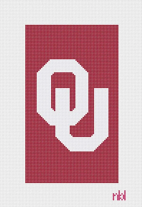 Oklahoma Mini Flag Canvas
