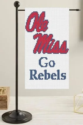 Ole Miss Mini Flag Canvas
