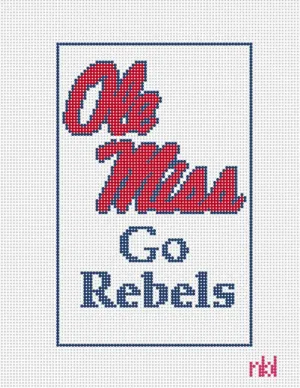 Ole Miss Mini Flag Canvas