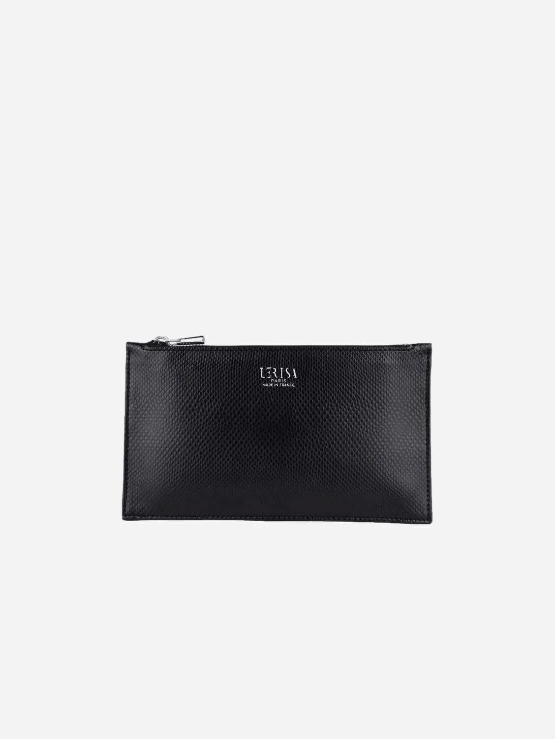 Ora Vegan Grape Leather Zip Pouch | Matera