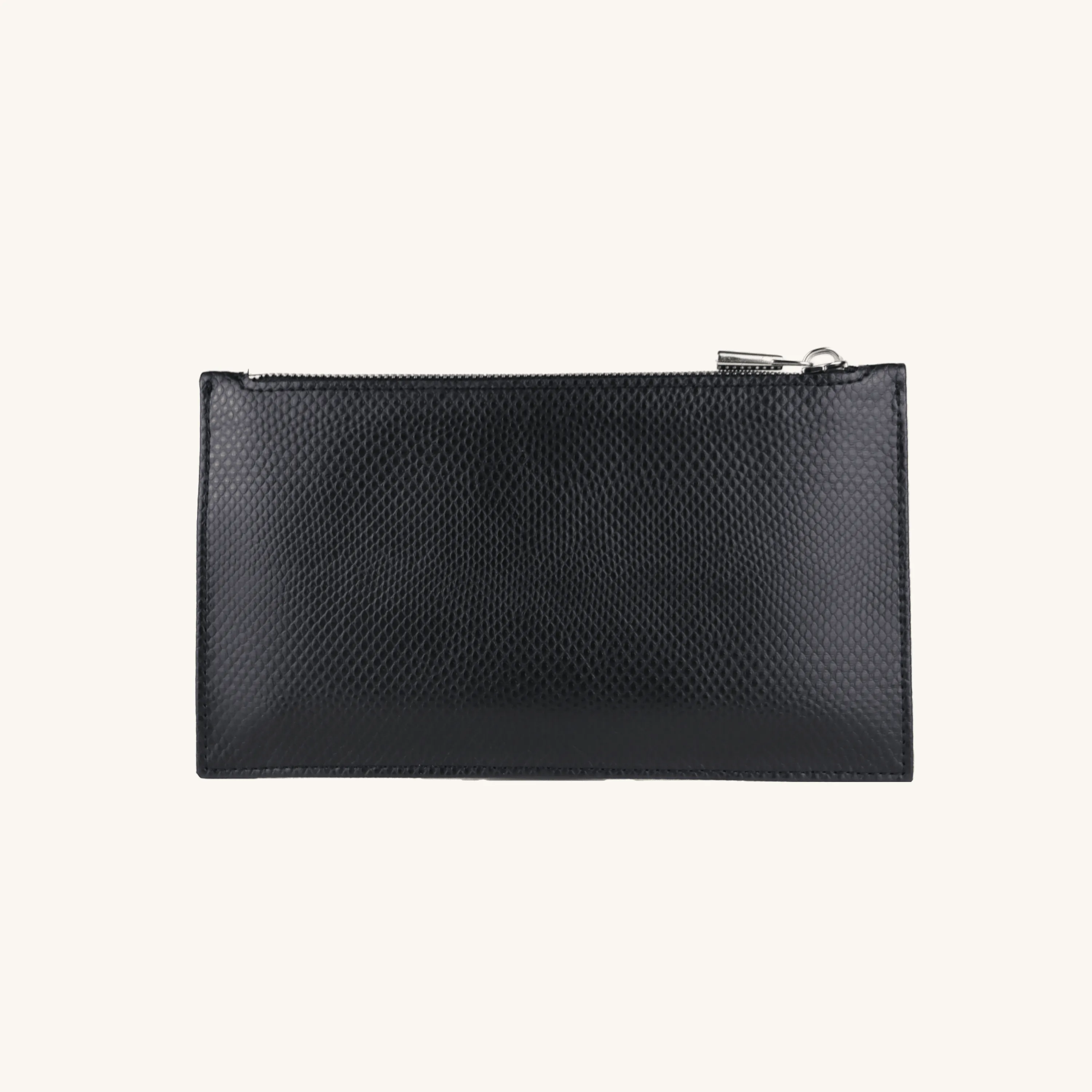 Ora Vegan Grape Leather Zip Pouch | Matera