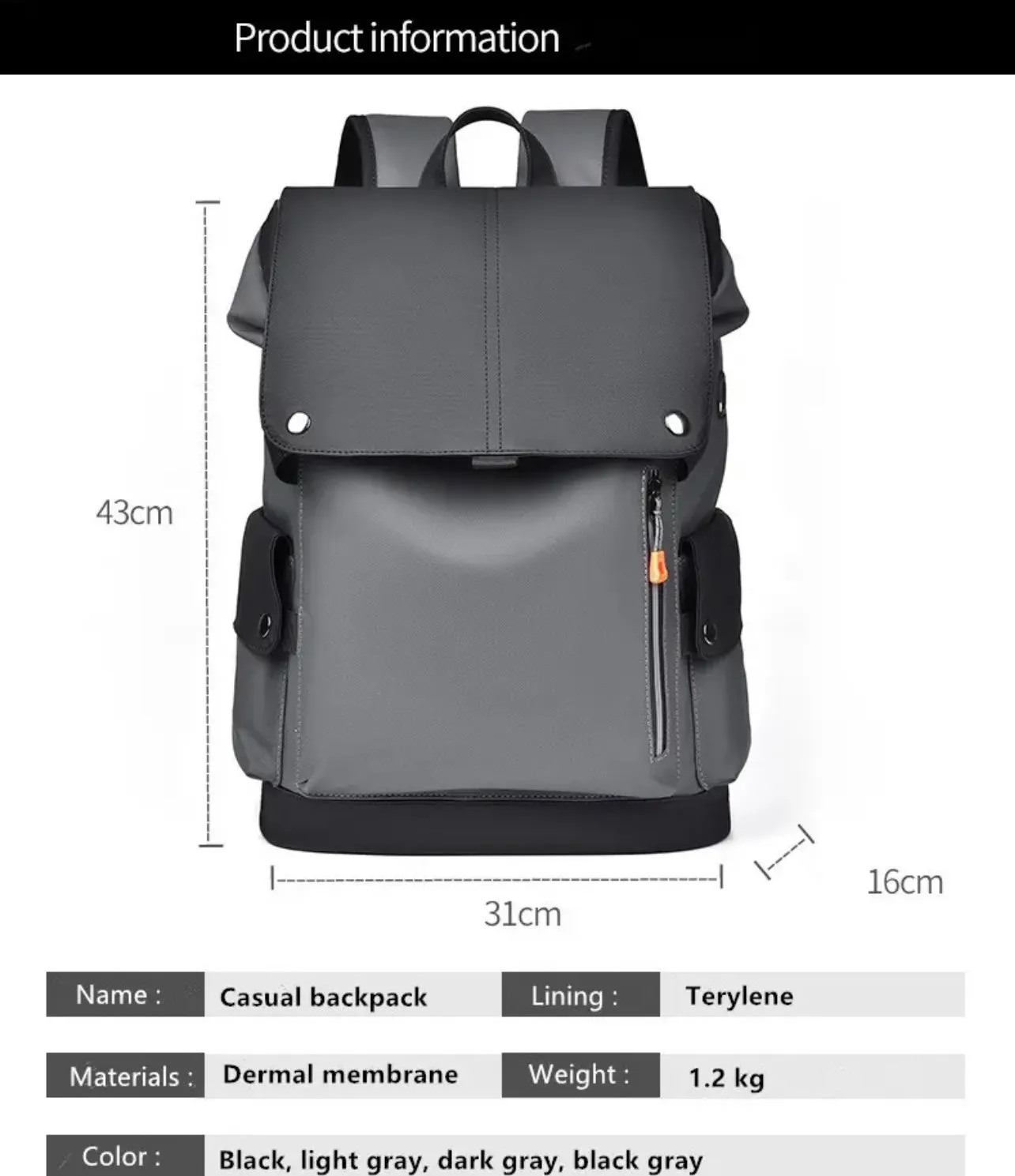 OXFORD  BACKPACK   FOR BUSINESS TRAVEL