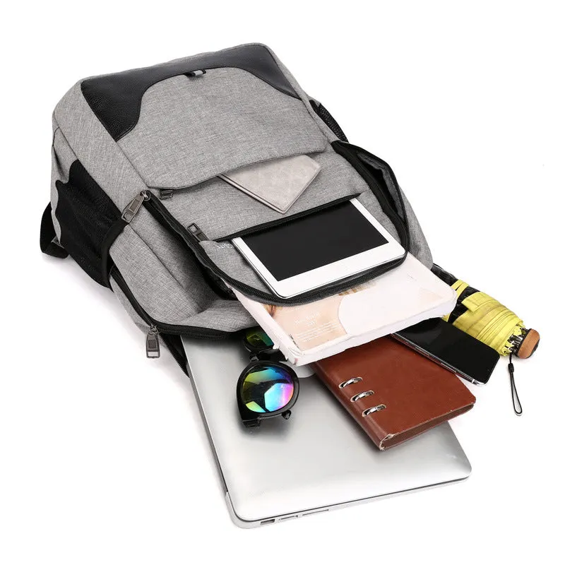 Oxford Cloth Computer Korean Style Simple Backpacks