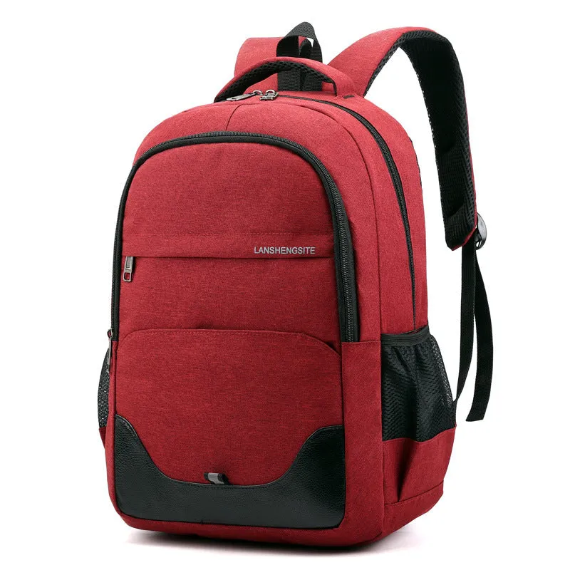 Oxford Cloth Computer Korean Style Simple Backpacks