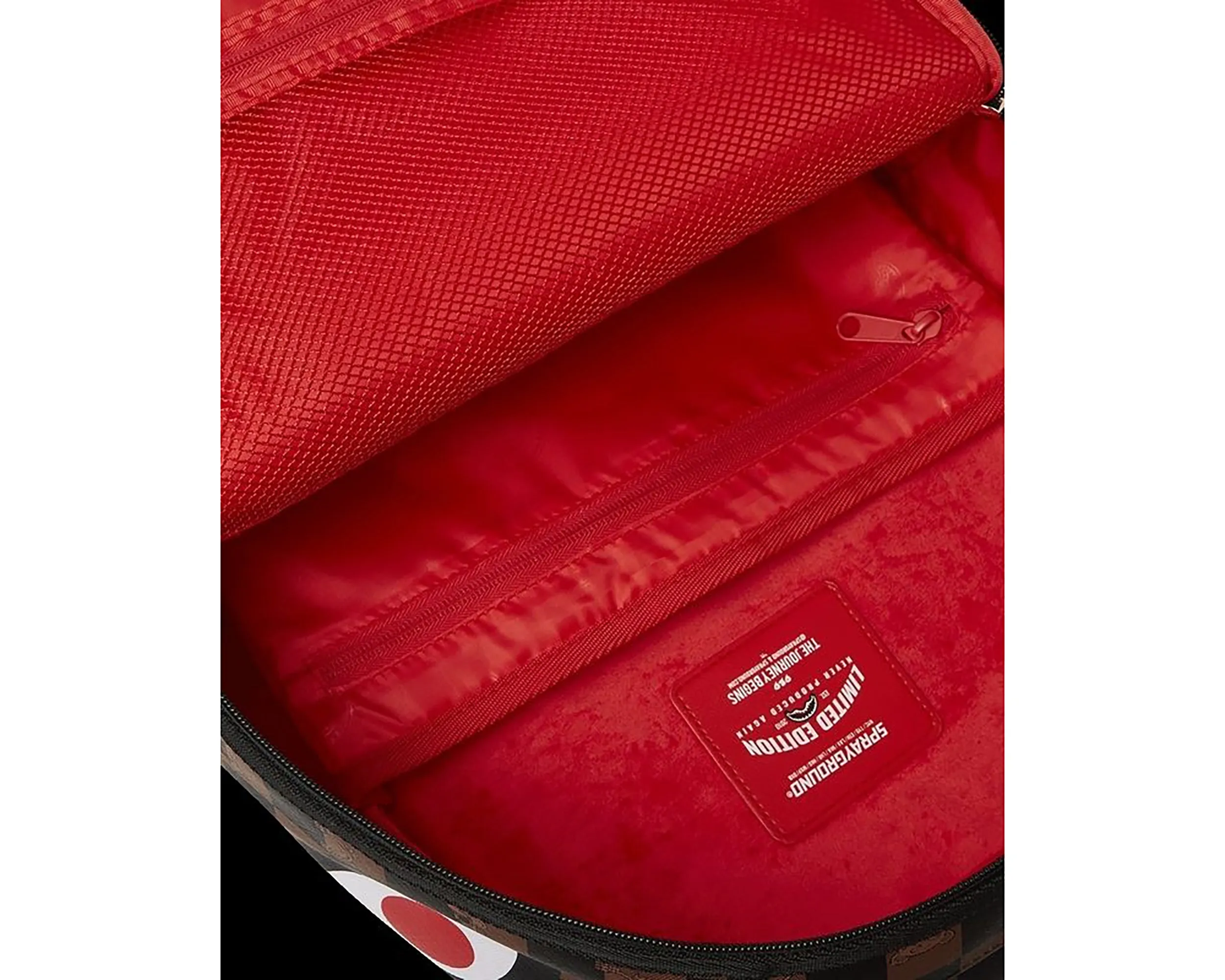 Peeking Character Check Backpack