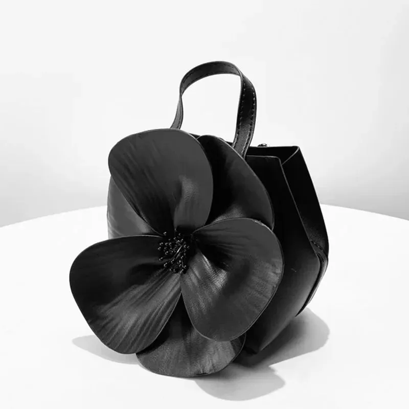 Pink Design Flower Clutches Bag