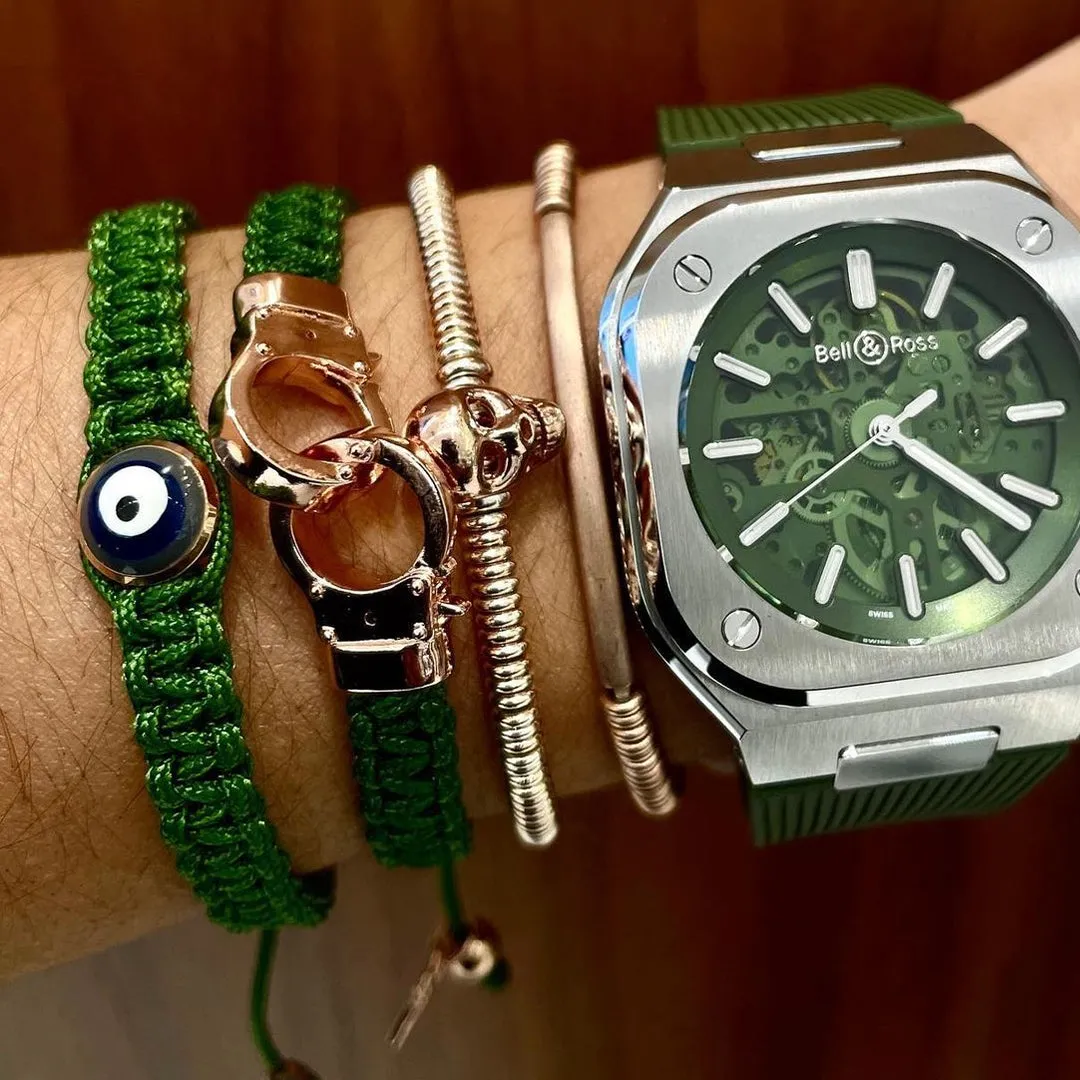 Pink Military Green Combination