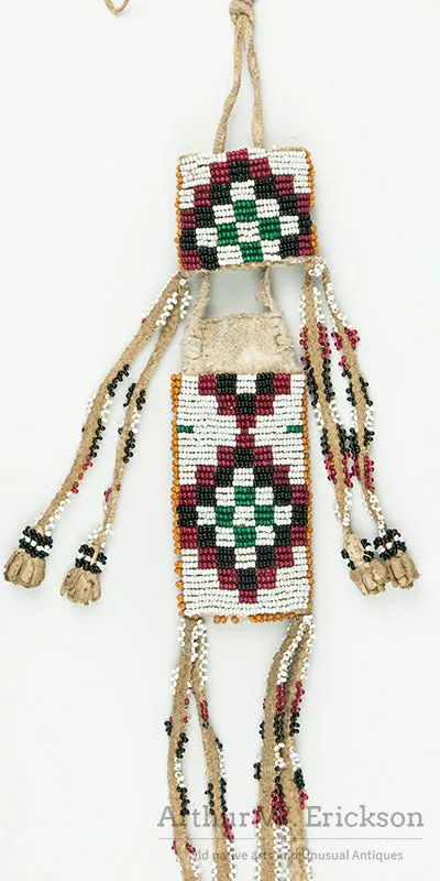 Plains Beaded Whetstone Case