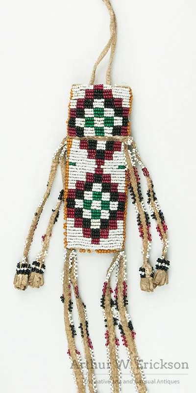 Plains Beaded Whetstone Case