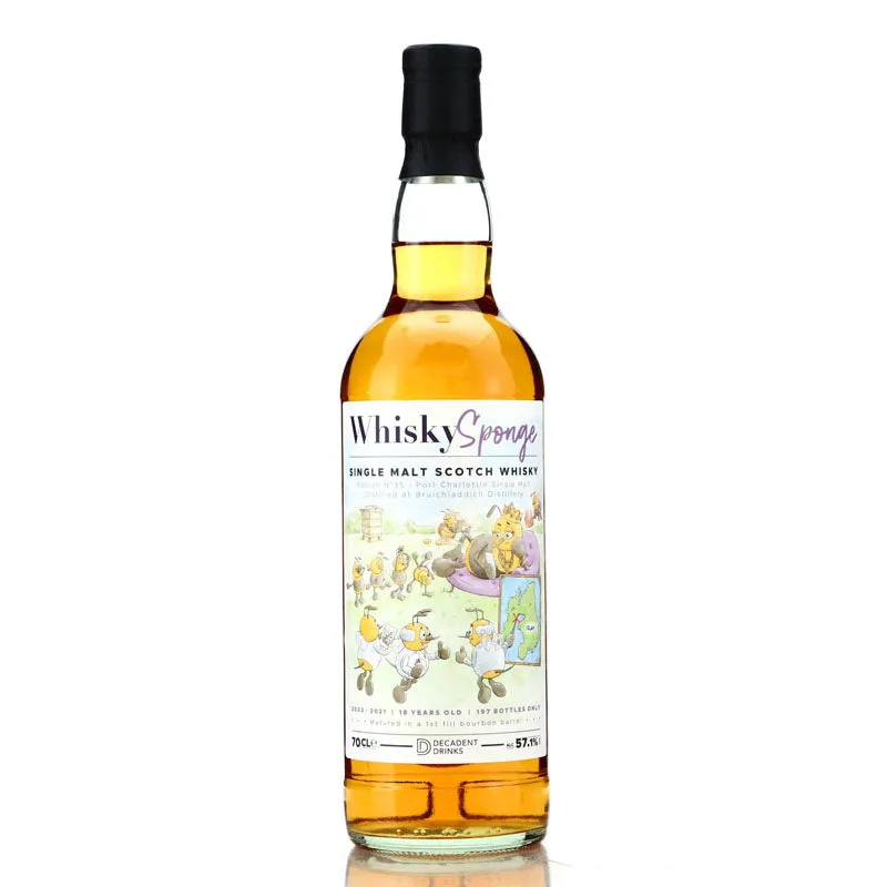 Port Charlotte (Bruichladdich) 2003 18 Year Old Whisky Sponge Edition No.35 First Fill Bourbon Barrel ABV 57.1% 70CL (Pre-Order 7 Days)
