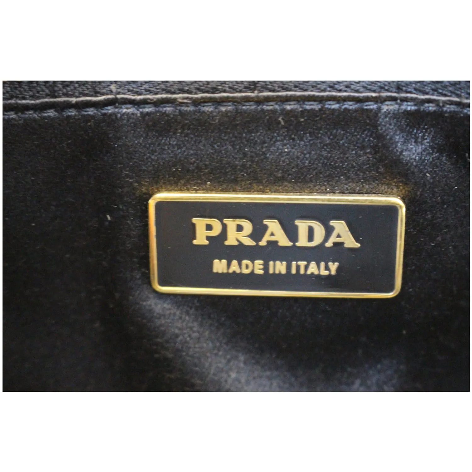 PRADA Saffiano Dome Black Leather Satchel Bag