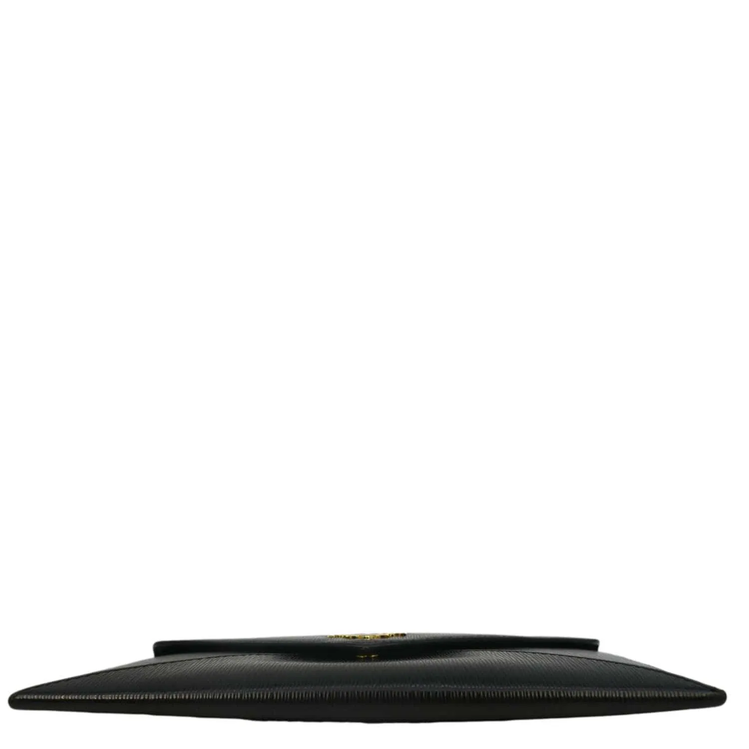 PRADA Vitello Move Envelope Leather Wallet Black