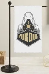 Purdue Mini Flag Canvas
