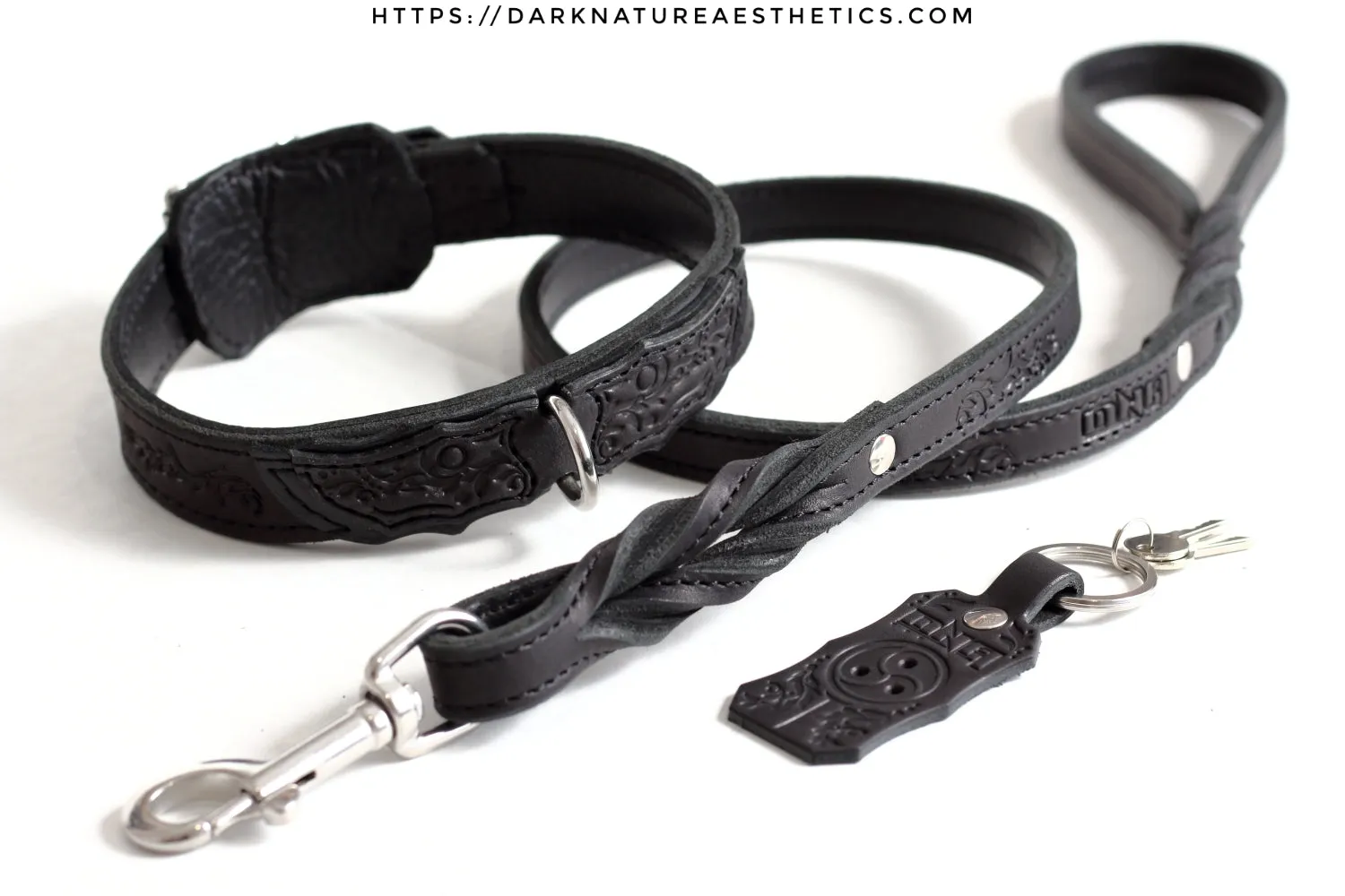 "Carnal Sins" BLACKout Leather Bondage Leash