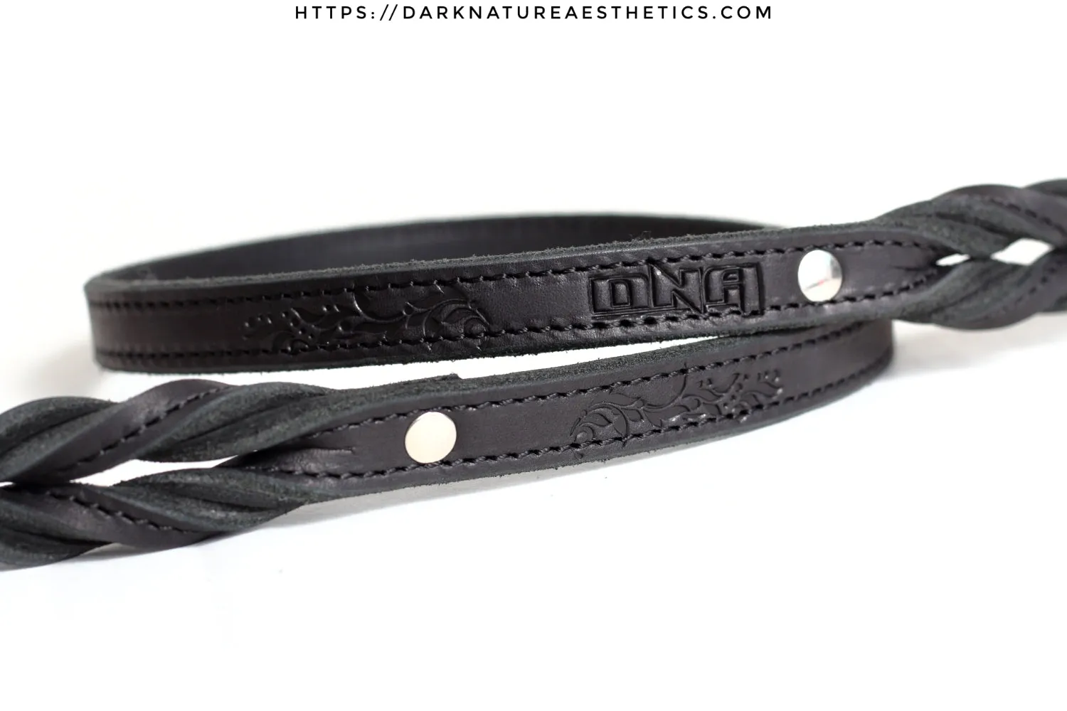 "Carnal Sins" BLACKout Leather Bondage Leash