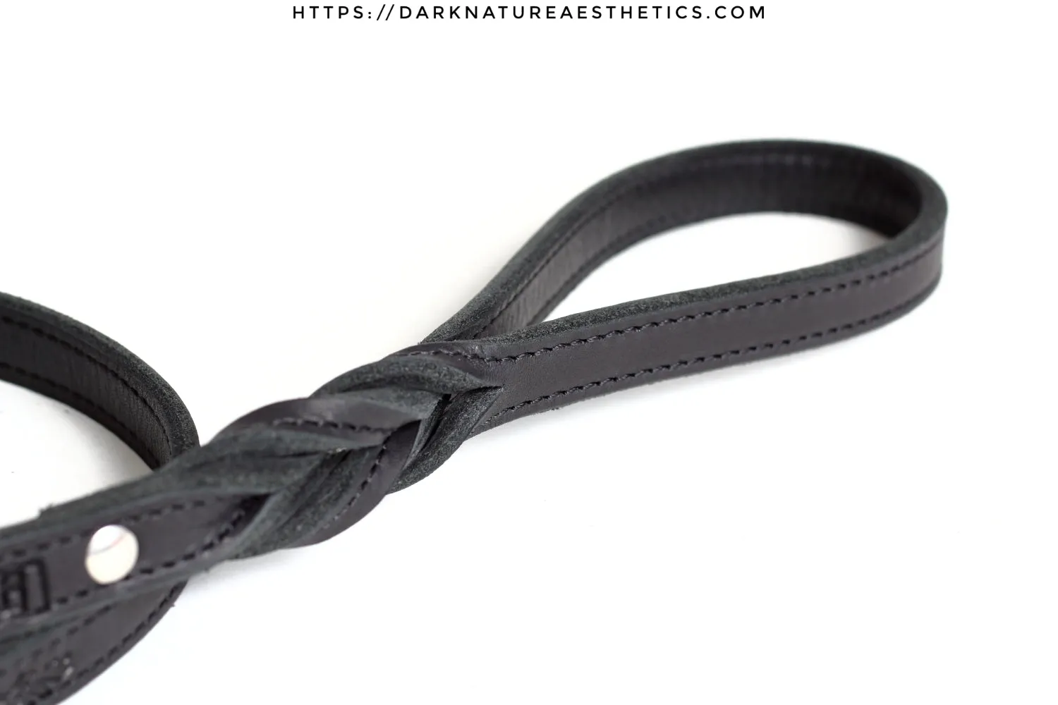 "Carnal Sins" BLACKout Leather Bondage Leash