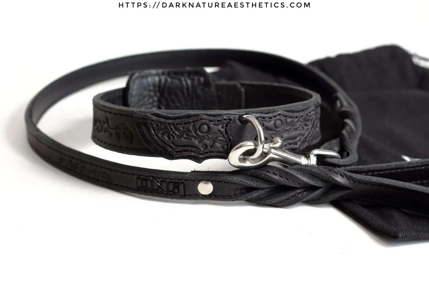 "Carnal Sins" BLACKout Leather Bondage Leash