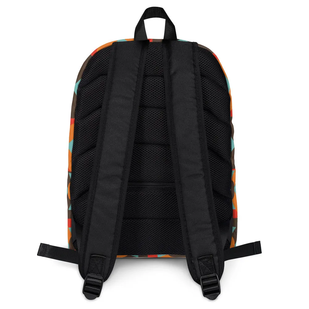 Retro Block - Sustainably Made Backpack