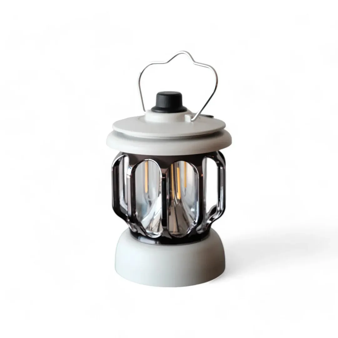 Retro Lamp | Rechargeable Outdoor Lantern, Battery Powered, Multiple Colors