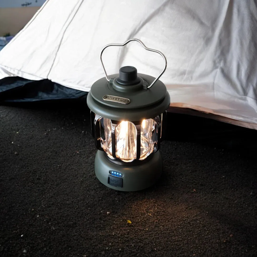 Retro Lamp | Rechargeable Outdoor Lantern, Battery Powered, Multiple Colors