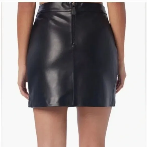 Revolve LITA by Ciara Leader Leather Skirt| Size 6- Black MSRP $298