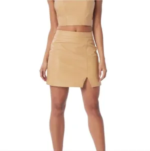 Revolve LITA by Ciara Leader Leather Skirt| Size 6- Black MSRP $298